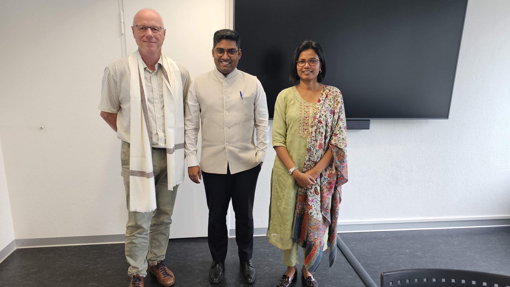 Chief Policy Adviser to Principal Scientific Adviser to the Government of India (GOI), Dr. B. Chagun Basha along with First Secretary Veena Tirkey held meetings with representatives of SERI, SNSF, Innosuisse and Leading House South Asia and Iran, Zurich University of Applied Sciences (ZHAW) on 11 September 2024
